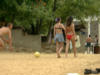 эльдорадо, волейбол, девушки, мяч, бег, песок, игра